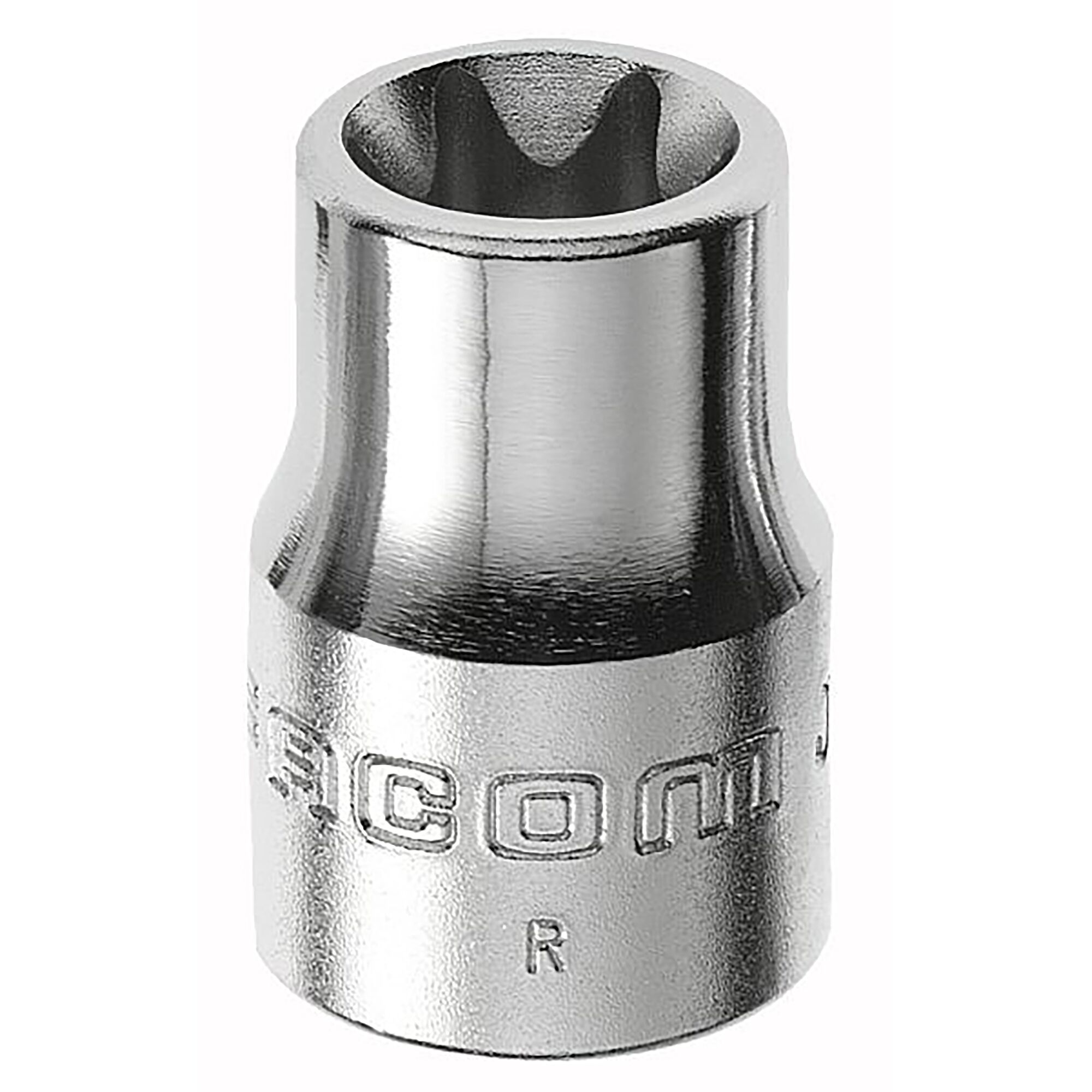 Facom 3/8 in Drive E8 Standard Socket, Torx, 7.29mm, 26 mm Overall Length