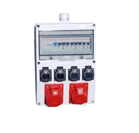 Bodo Ehmann Type F - German Schuko 6 Gang Distribution Unit, 32A, 400 V
