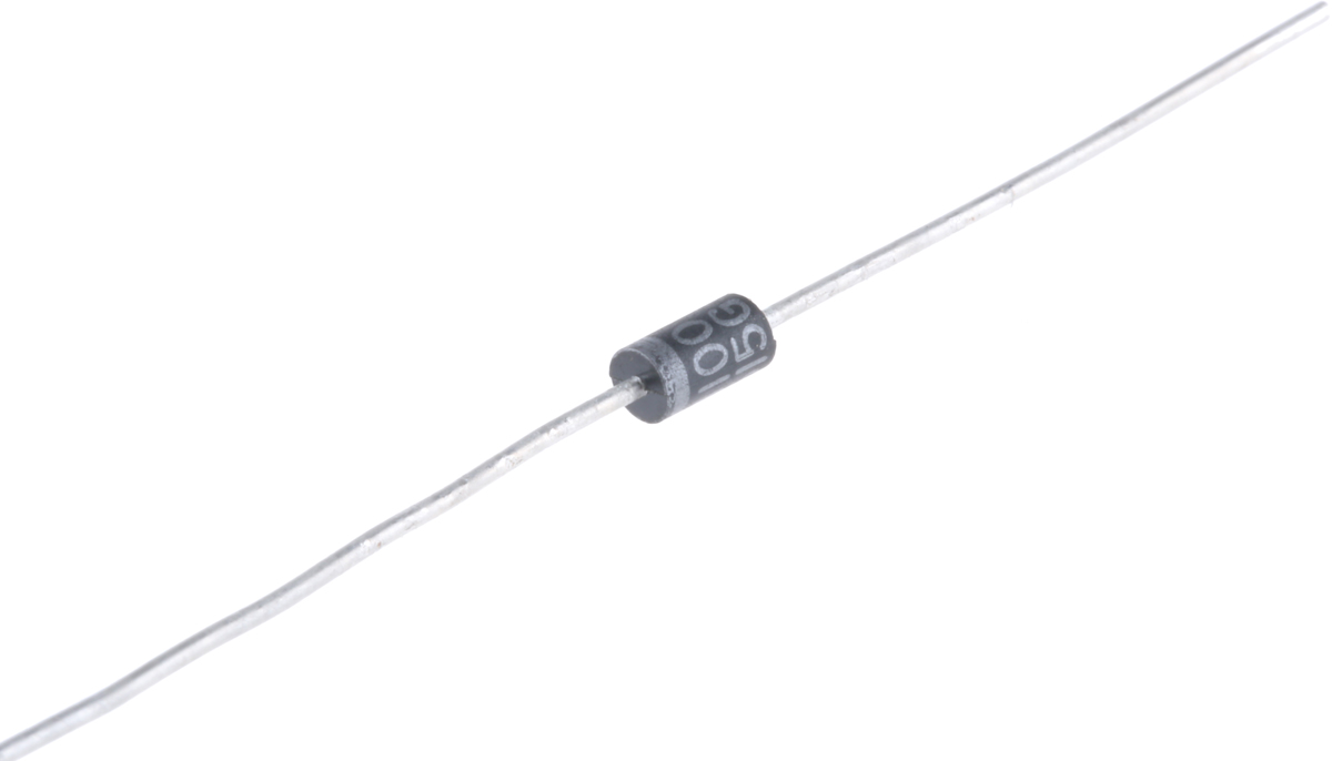 Vishay 100 V 1 A Diode Schottky 2-Pin DO-204AL SB1H100-E3/54
