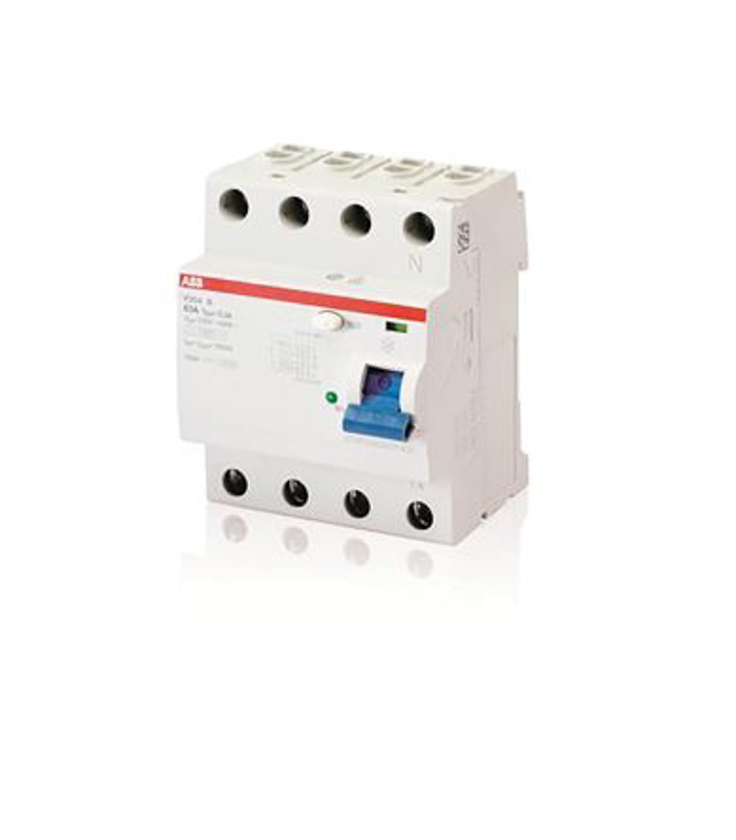 ABB F200 RCCB, 25A, 2 Pole, 30mA, 230V ac