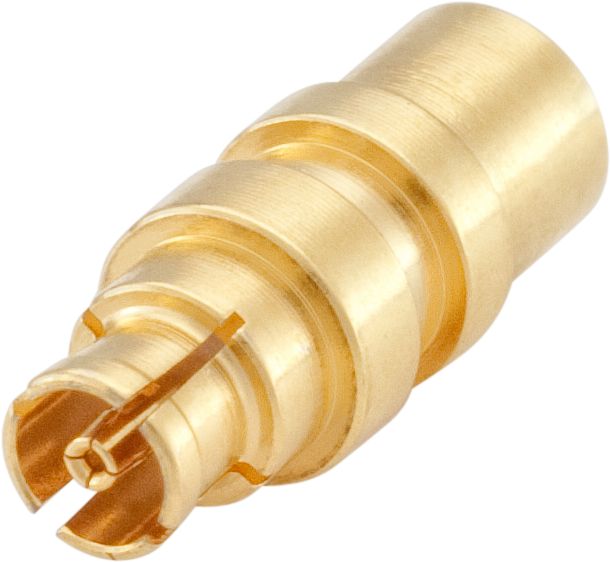 Rosenberger Mini-SMP Series, Jack Cable Mount SMP Connector, 50Ω, Solder Termination, Straight Body