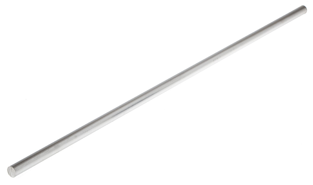 RS PRO Aluminium Rod 1/2in Diameter, 24in L