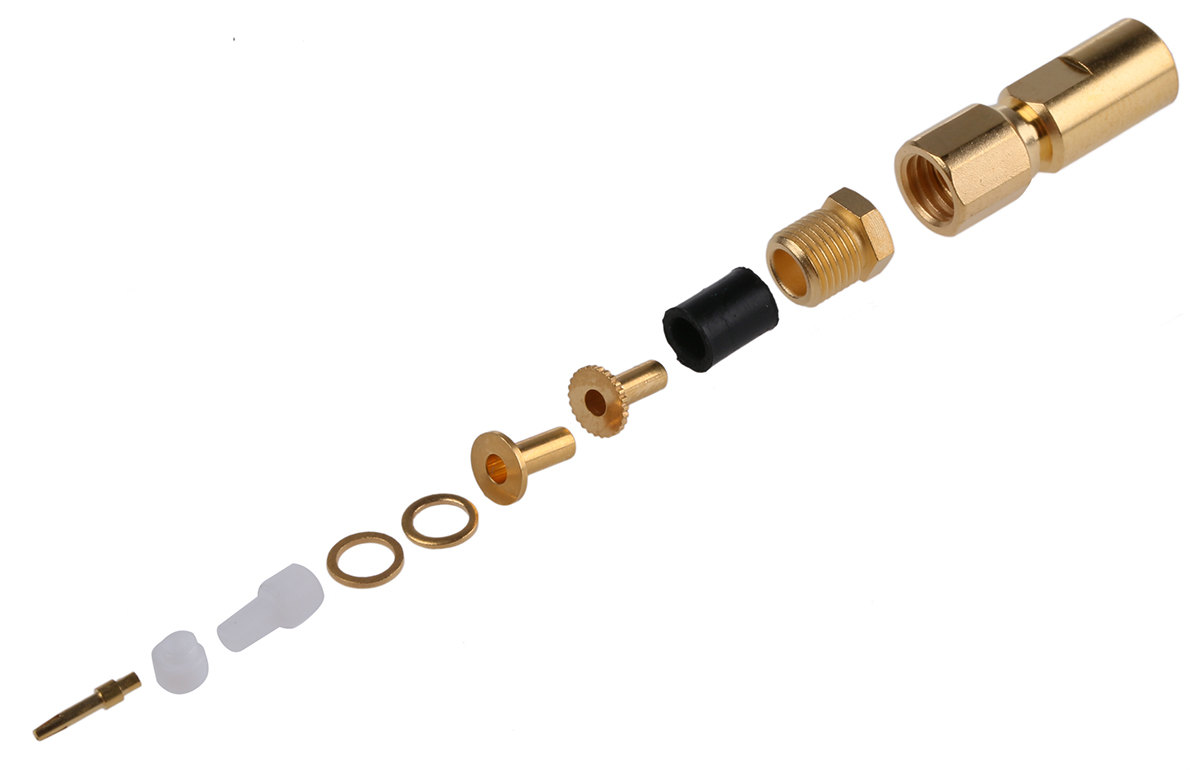 Radiall, Plug Cable Mount SMC Connector, 50Ω, Straight Body