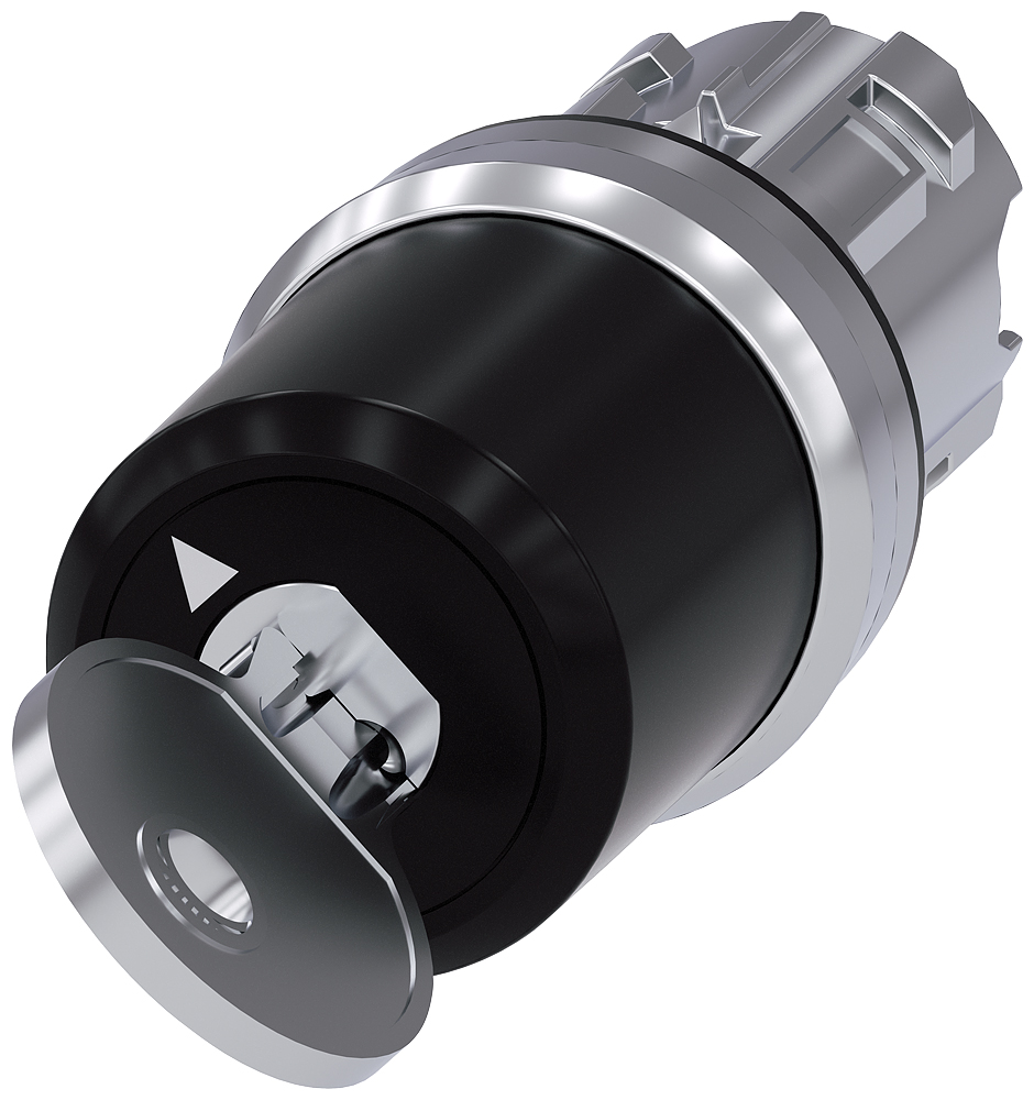 Siemens SIRIUS ACT 3SU10 2-position Key Switch Head, Latching, 22mm Cutout
