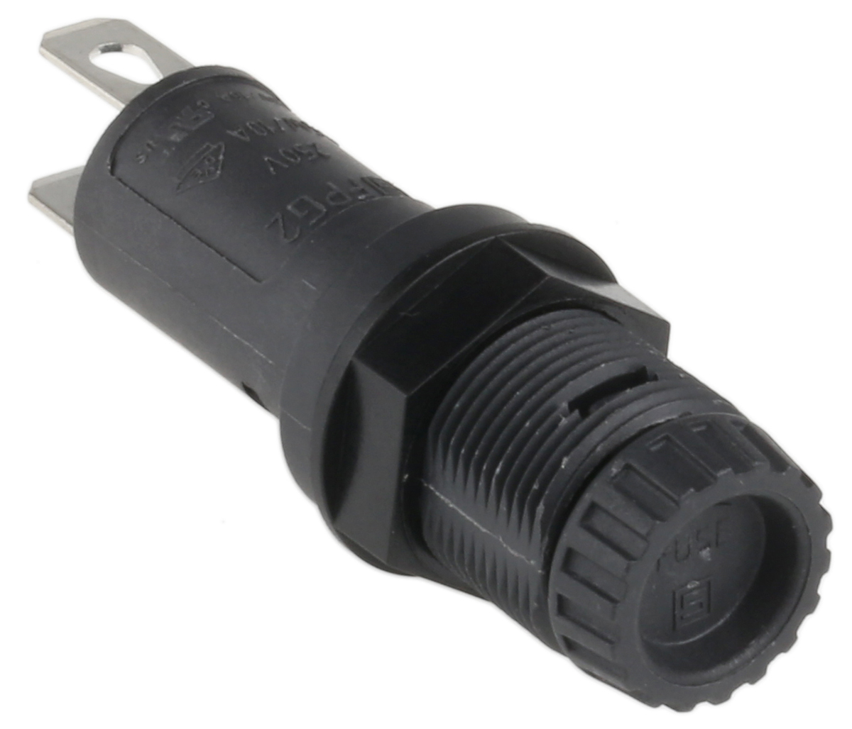 Schurter 16A Panel Mount Fuse Holder for 5 x 20mm Fuse, 1P, 250V ac