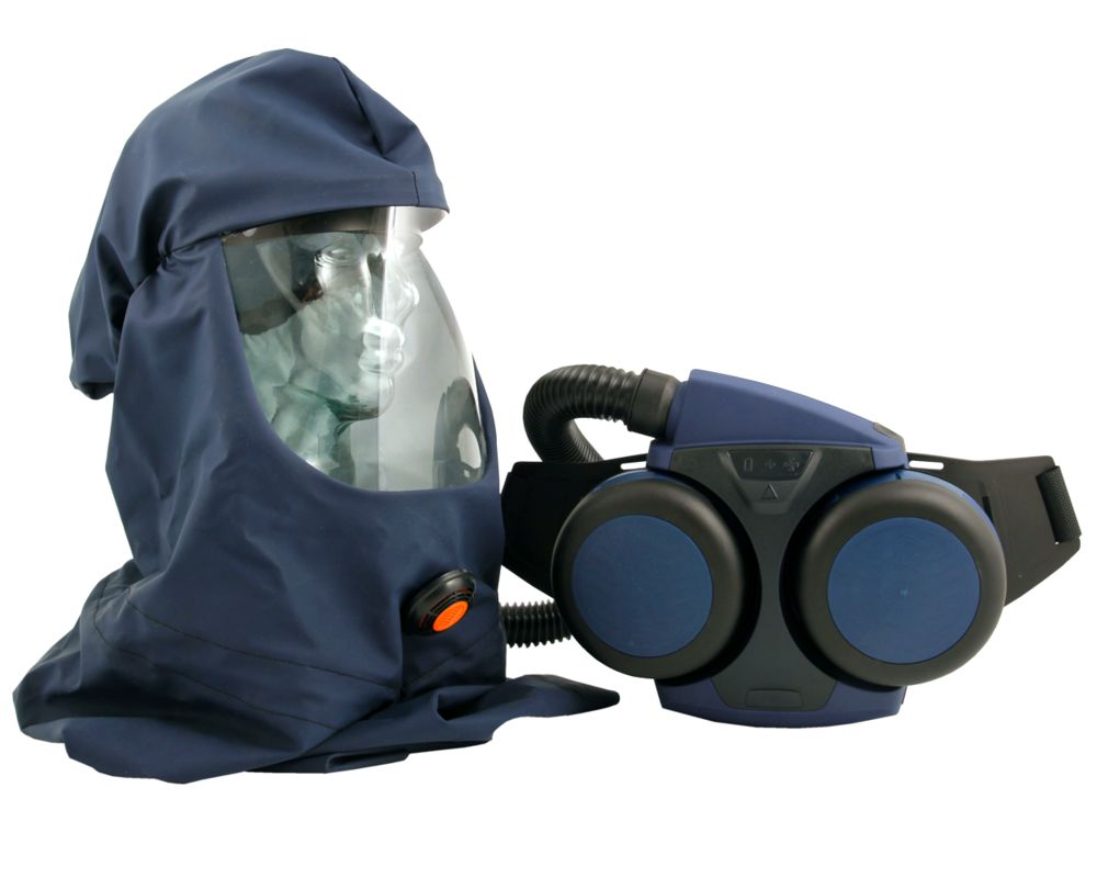 Sundstrom H06 Series Powered Powered Respirator Kit Helmet (without Lens), 2 Filters, EN 12941
