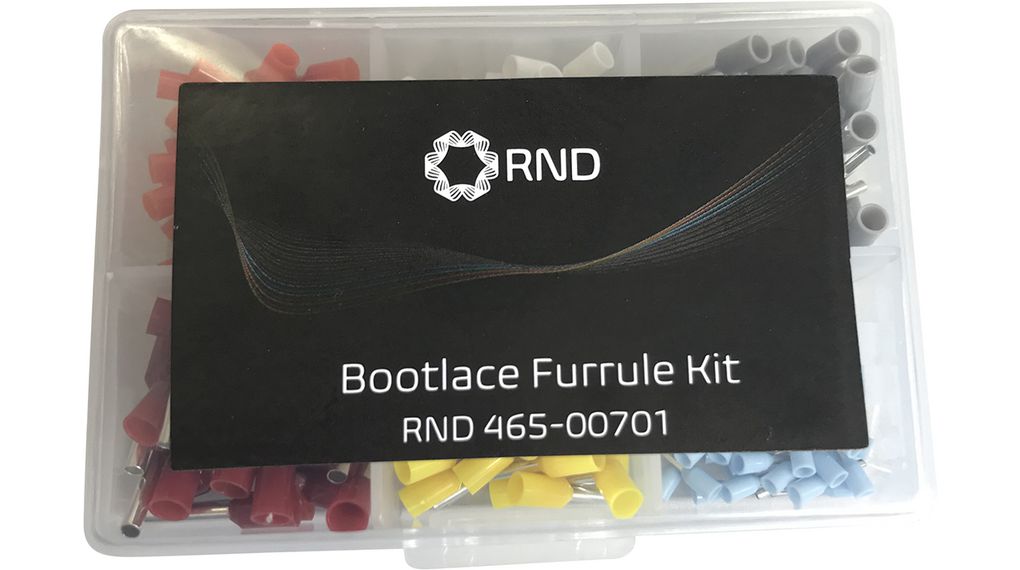 Bootlace Ferrule Assortment, 230 pcs