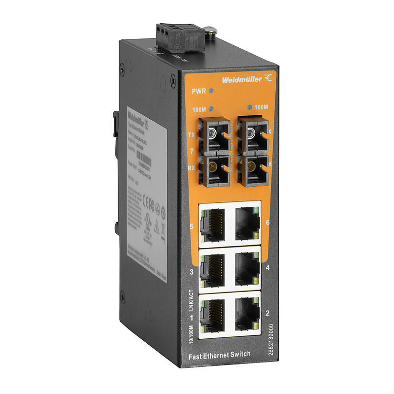 Weidmüller Unmanaged 6 x RJ45 Port Network Switch