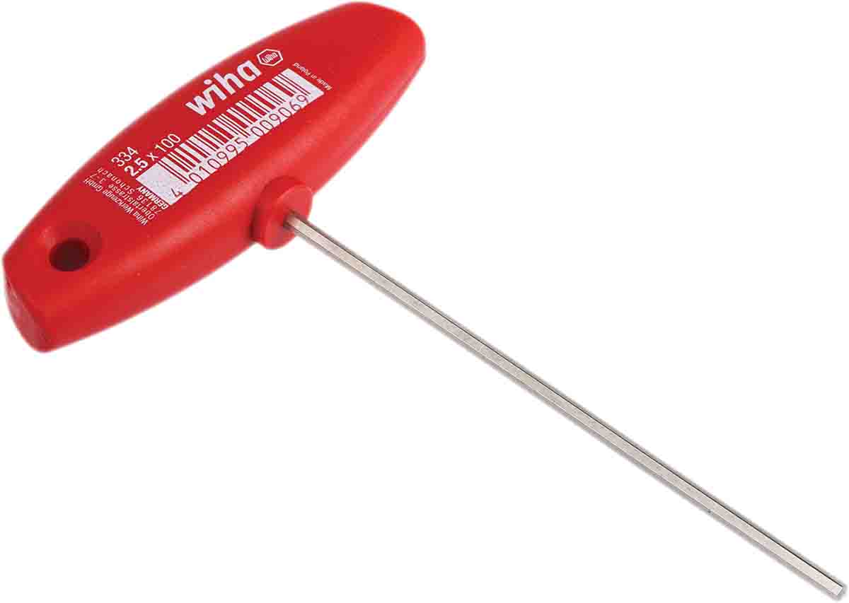 Wiha T Shape Metric Hex Key, 2.5mm