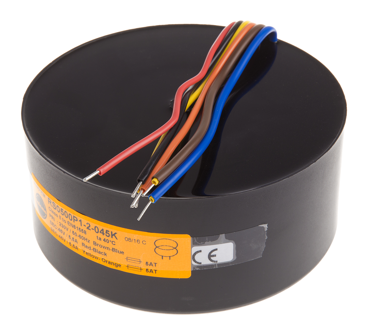 Nuvotem Talema 230V ac, 2 x 45V ac Toroidal Transformer, 500VA 2 Output