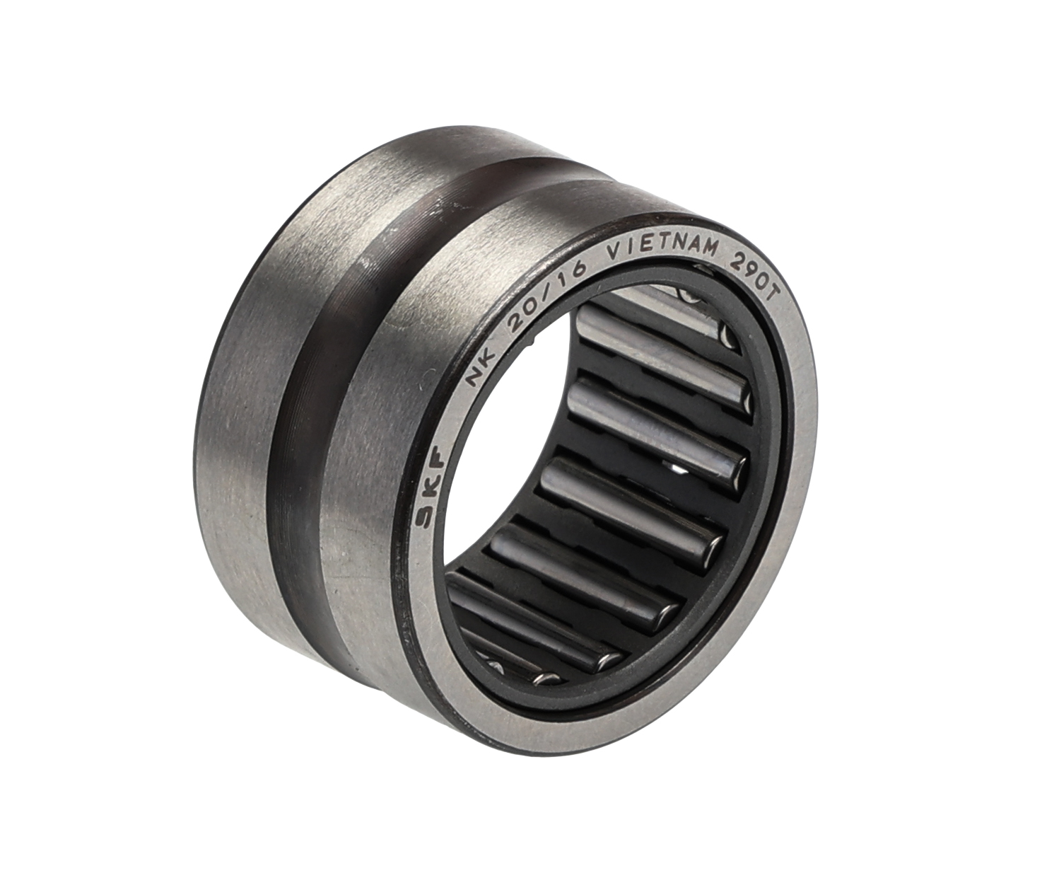SKF NK 20/16 20 mm ID Roller Bearing Needle, 28 mm OD