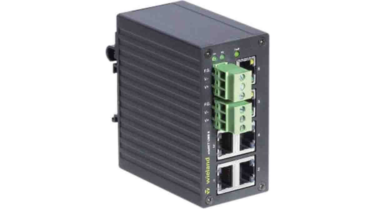 Wieland IP WIENET UMS 6, Unmanaged 6 Port Network Switch