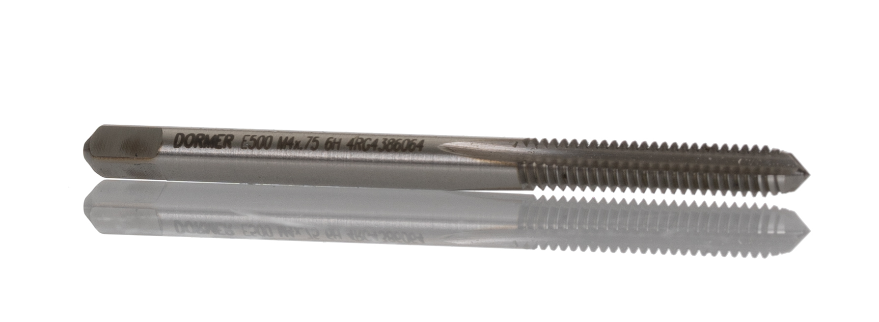 Dormer Threading Tap HSS 1-Piece 0.75mm Pitch Metric Standard Machine Tap M4 Thread