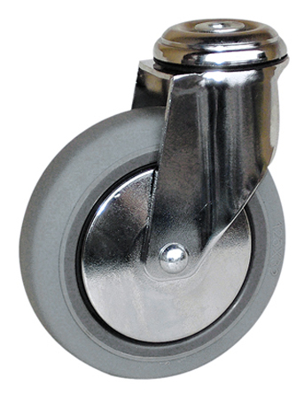 Guitel Hervieu Swivel Castor Wheel, 90kg Capacity, 125mm Wheel