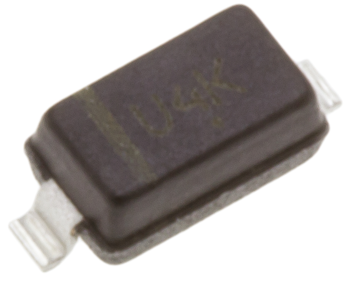 onsemi, 5.1V Zener Diode 5% 500 mW SMT 2-Pin SOD-123