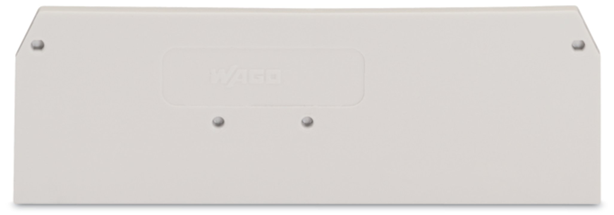 WAGO 281 Series End And Intermediate Plate for Use with Rail Mount Terminal Blocks