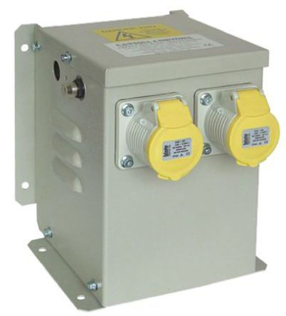 Carroll & Meynell 1.65kVA Site Transformer, 230V ac Primary, ±110V ac Secondary, 15A O/P