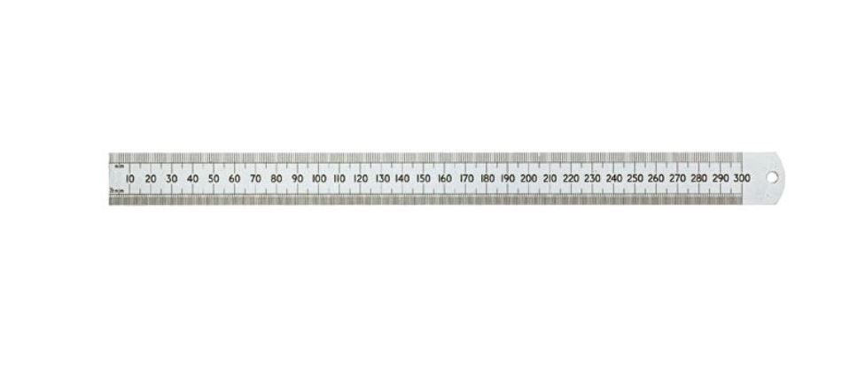 Stanley 330mm Stainless Steel Imperial, Metric Ruler