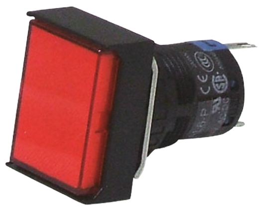 Idec Red Panel Mount Indicator, 16mm Mounting Hole Size