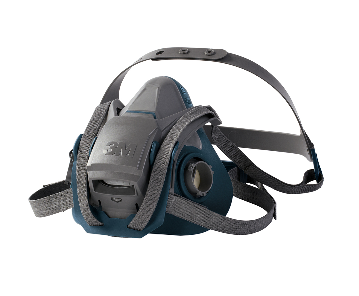 3M 6500 Series Half-Type Respirator Mask, Size Small