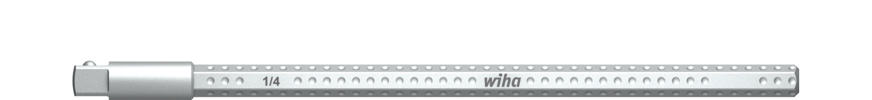 Wiha Square Screwdriver Bit, 1/4 in Tip, 150 mm Overall