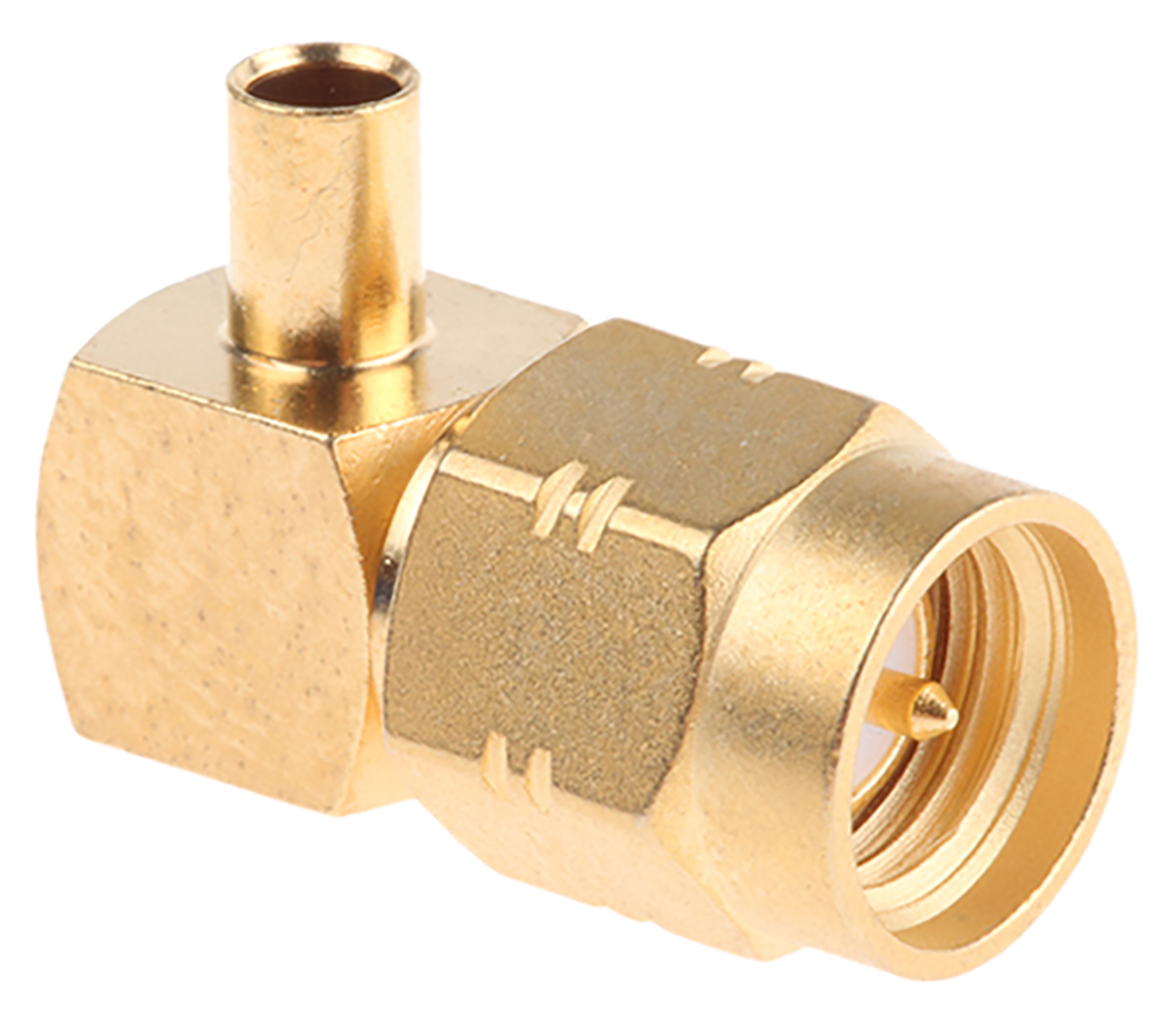 Radiall, Plug Cable Mount SMA Connector, 50Ω, Solder Termination, Right Angle Body