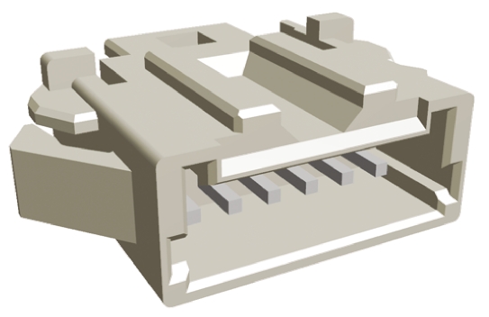 TE Connectivity, AMP Mini CT Male Connector Housing, 1.5mm Pitch, 6 Way, 1 Row