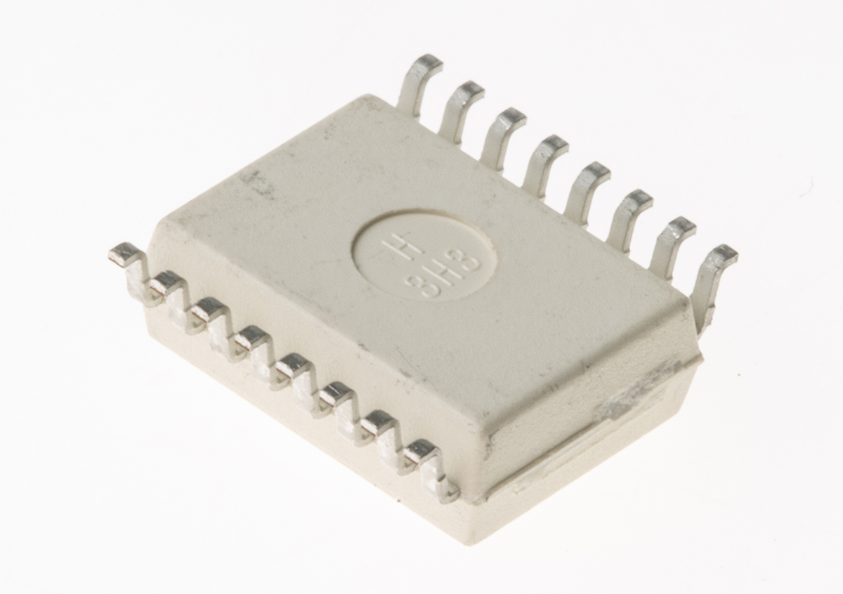 Broadcom, HCPL-316J-000E BiCMOS/DMOS Output Optocoupler, Surface Mount, 16-Pin SOIC