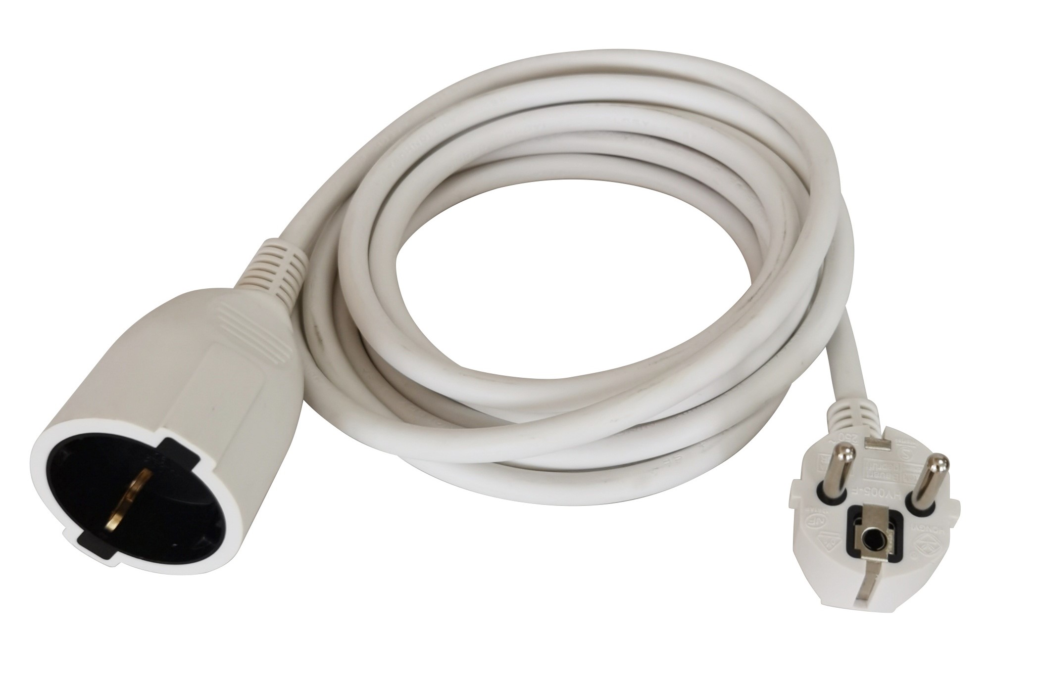 RS PRO 20m 1 Socket Type F - German Schuko Extension Lead, 250 V, IP20