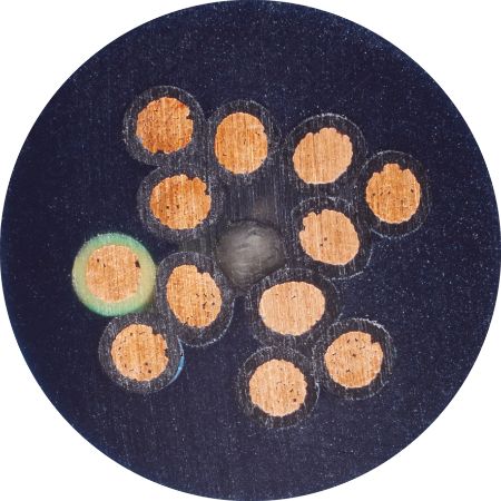 Igus chainflex CF9 Control Cable, 7 Cores, 1.5 mm², Unscreened, 10 m, Blue Thermoplastic Elastomer Sheath