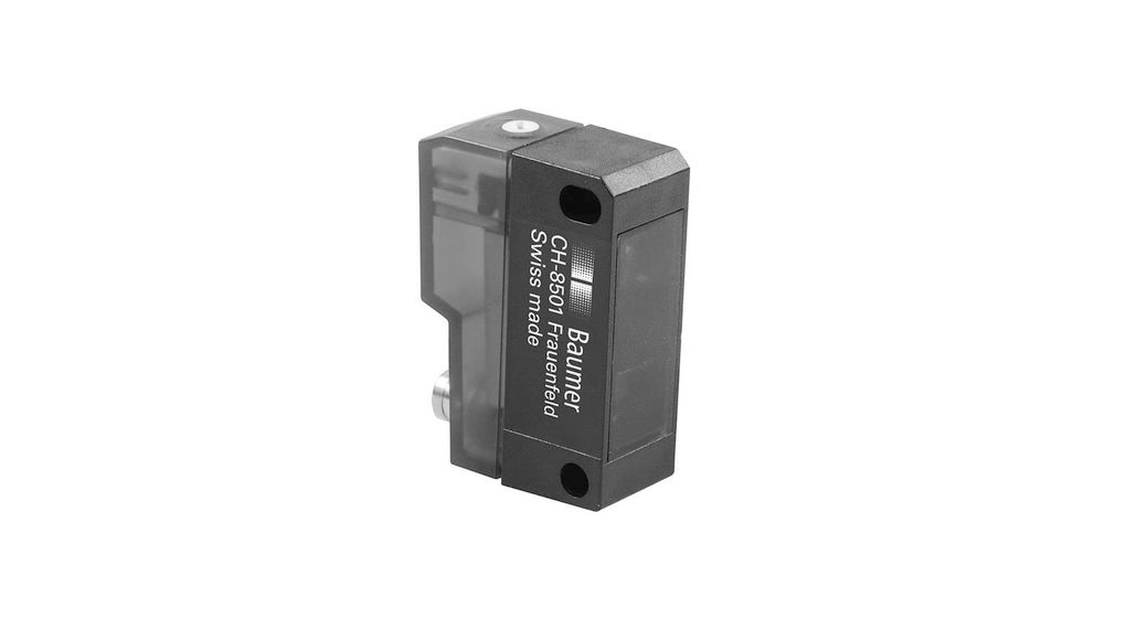 Baumer Diffuse Reflective Photoelectric Sensor, Rectangular Sensor, 30 → 500 mm Detection Range