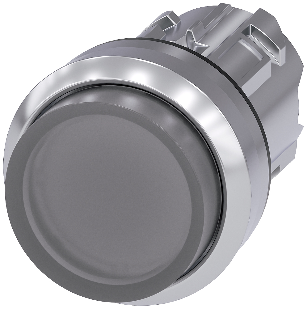 Siemens SIRIUS ACT 3SU10 Series Clear Momentary Push Button Head, 22mm Cutout, IP66, IP67, IP69K