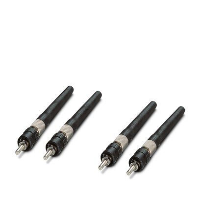 Phoenix Contact, PSM-SET-B-FOC/4-HCS, Crimp Contacts Single Mode Duplex Fibre Optic Connector, PCF 200/230μm Fibre