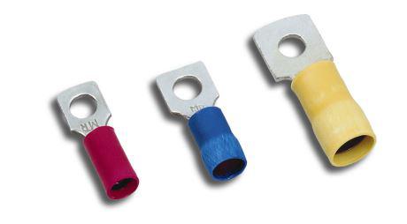 MECATRACTION Insulated Spade Connector, Square Terminal
