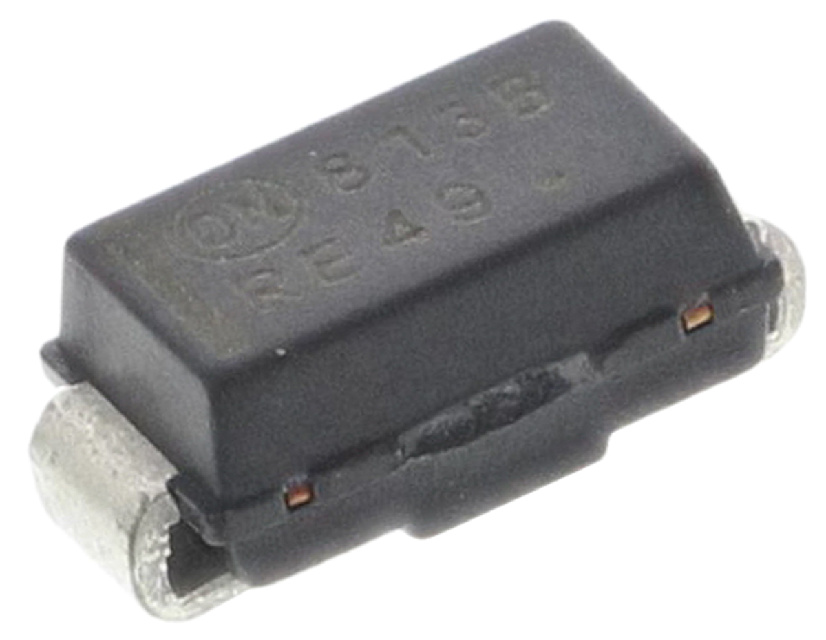 onsemi, 3.3V Zener Diode 5% 1.5 W SMT 2-Pin SMA