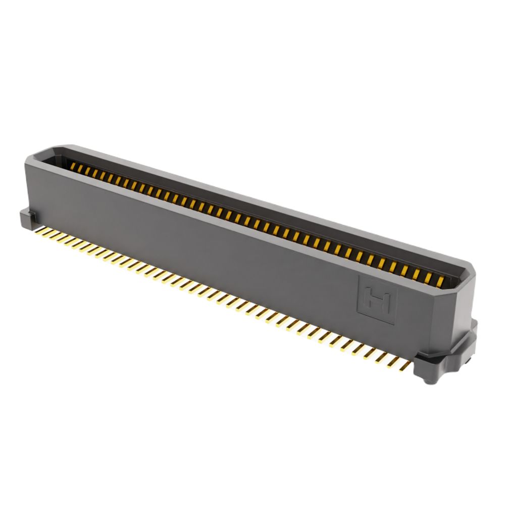 HARWIN FLECTO Series Vertical Surface PCB Header, 80 Contact(s), 0.635 mm Pitch, 2 Row, Shrouded