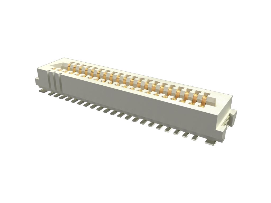Amphenol Communications Solutions Conan Lite Series Straight, Vertical PCB Mount PCB Socket, 41-Contact, 1mm Pitch,