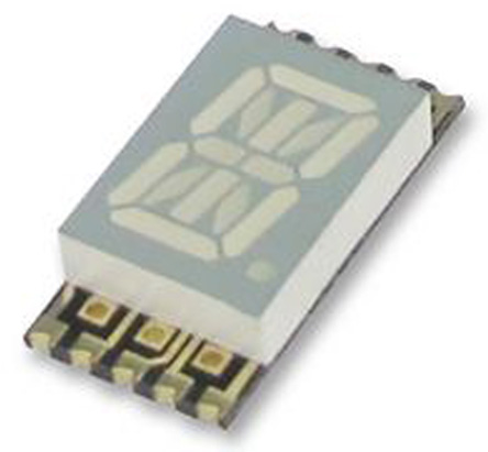KCPSC04-105 Kingbright 14-Segment LED Display, CC Red 36 mcd RH DP 10.2mm