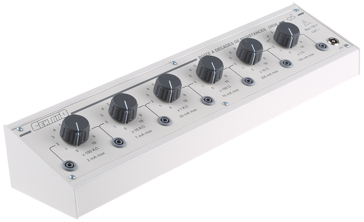 ELC Resistance Decade Box, Resistance Resolution 1Ω, Absolute Maximum Resistance Measurement 1.111MΩ