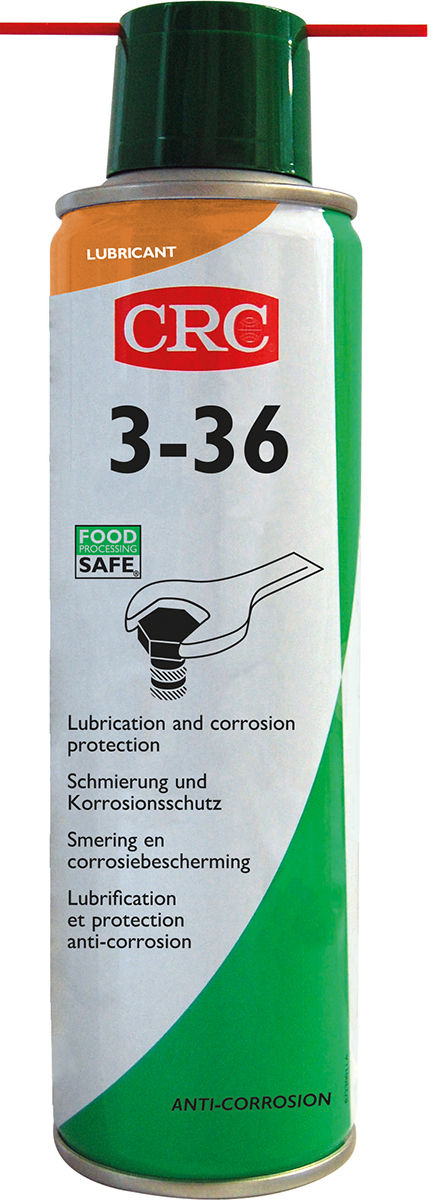 CRC 3-36 Multi Purpose Lubricant 335 ml / 250 ml Aerosol,Food Safe