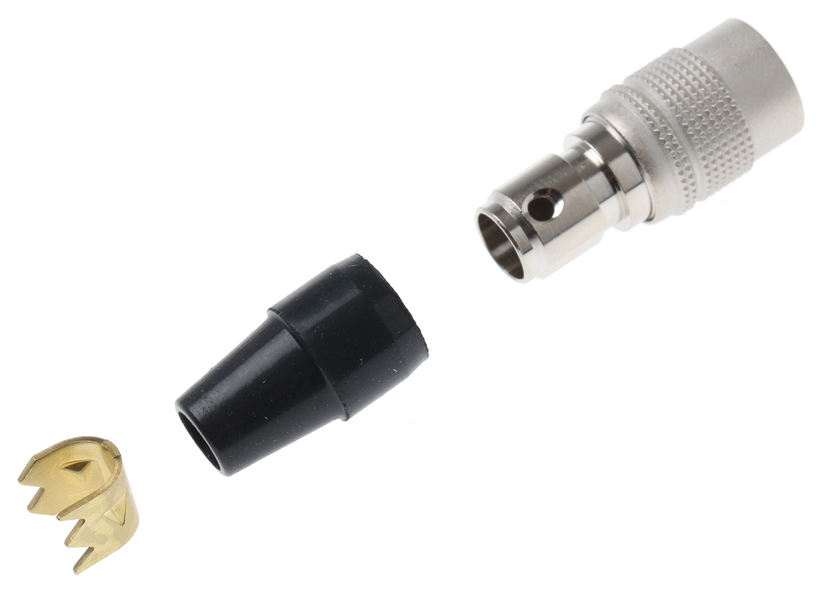 Hirose Circular Connector, 4 Contacts, Cable, Miniature Connector, Plug, Male, HR10 Series