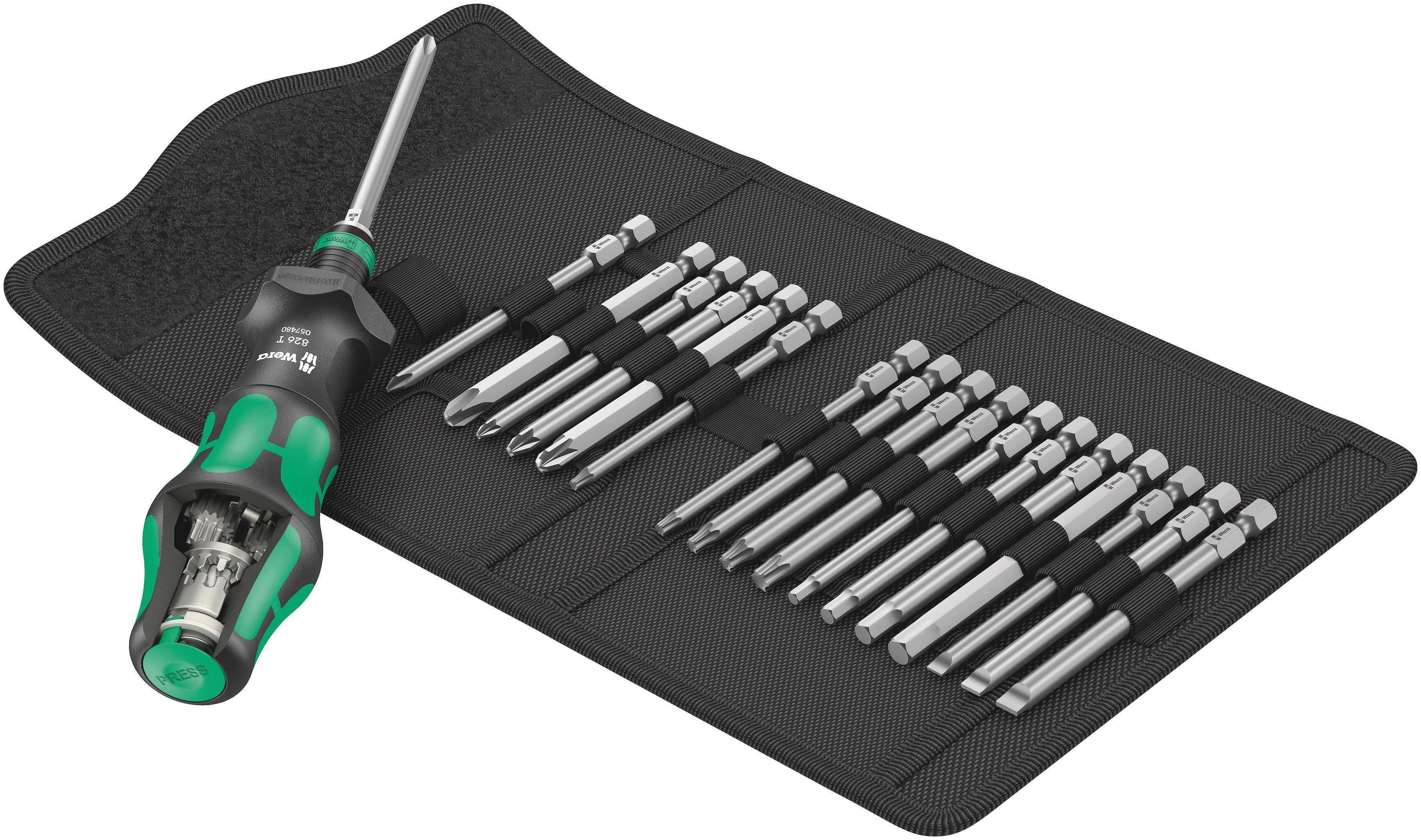 Wera 05057482001 Interchangeable Screwdriver Set, 18-Piece