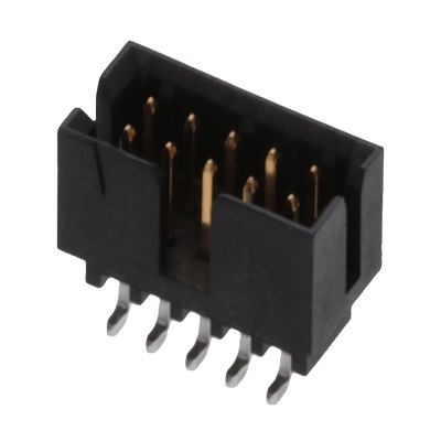 Molex 87832 Series Vertical Surface PCB Header, 10 Contact(s), 2 mm Pitch, 2 Row, Shrouded