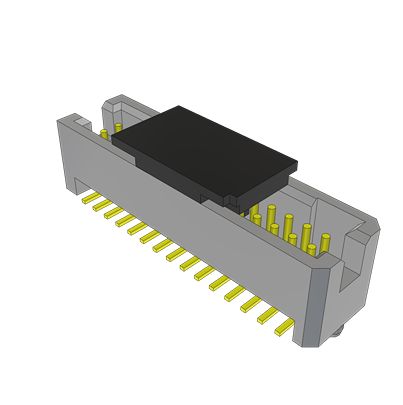 Samtec TFM Series Vertical Surface PCB Header, 30 Contact(s), 1.27 mm Pitch, 4 Row, Shrouded