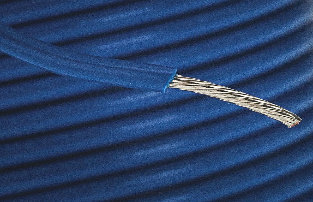 Alpha Wire Premium Series Blue 0.52 mm² Hook Up Wire, 20 AWG, 10/0.25 mm, 30m, PVC Insulation, 3053 BL005