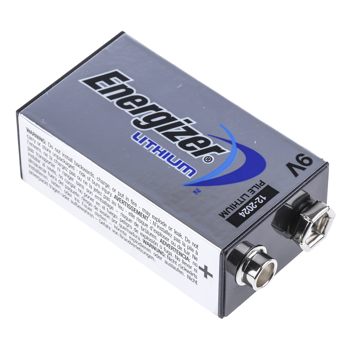 Energizer Lithium Manganese Dioxide 9V Batteries PP3