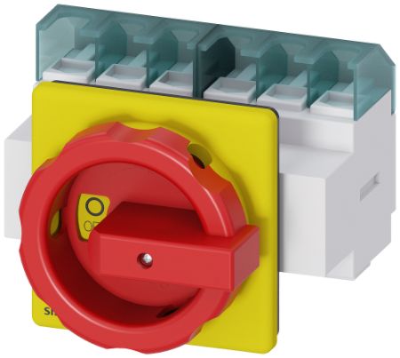 Siemens 6P Pole Panel Mount Non-Fused Switch Disconnector - 63A Maximum Current, 22kW Power Rating, IP65