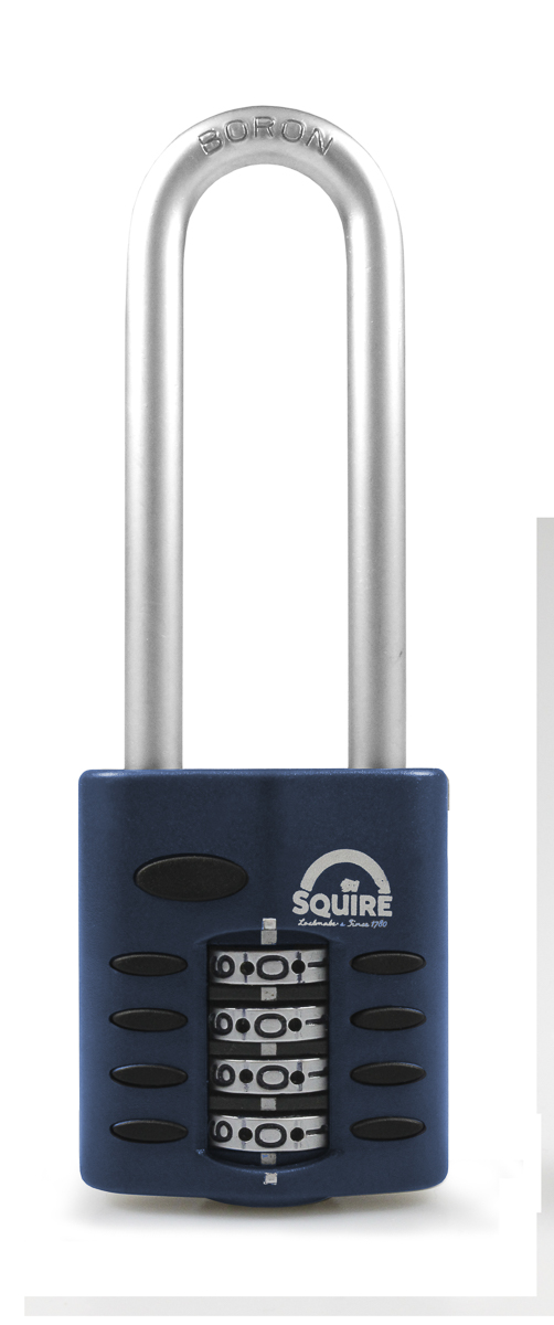 Squire Combination Weatherproof Die Cast Alloy Combination Padlock, 6mm Shackle, 40mm Body