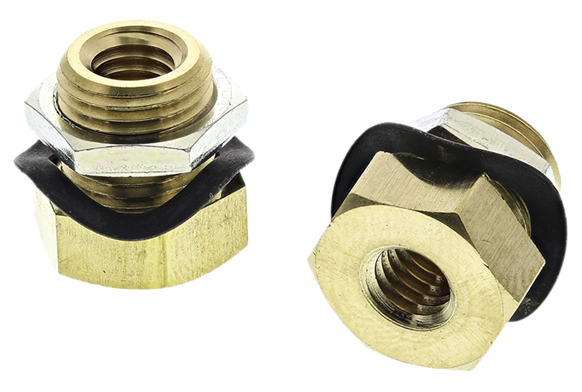 SMC M Series Bulkhead Threaded Adaptor, M5 Female to M5 Female, Threaded Connection Style