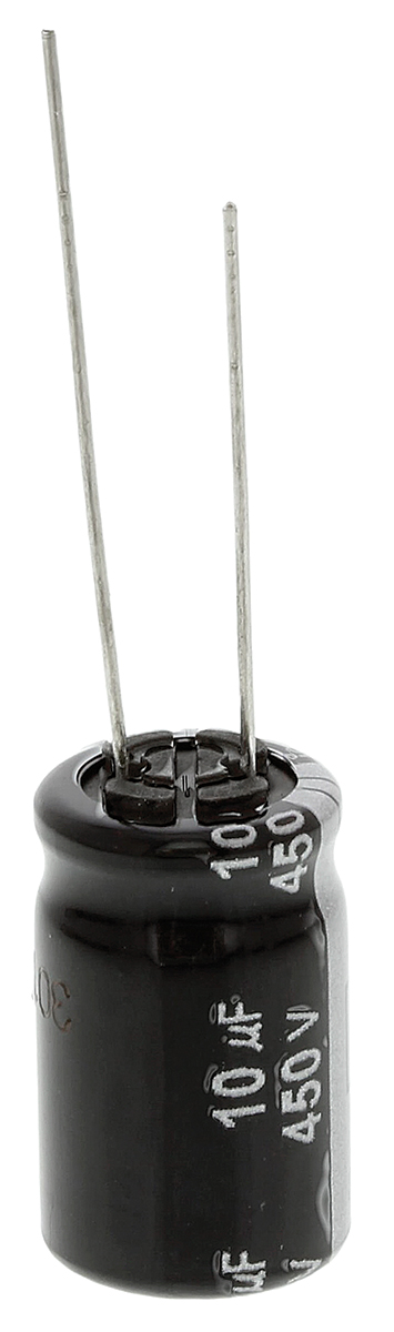 Panasonic 10μF Aluminium Electrolytic Capacitor 450V dc, Radial, Through Hole - ECA2WHG100